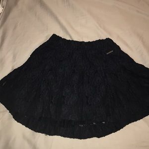 Navy Lace Abercrombie Skirt